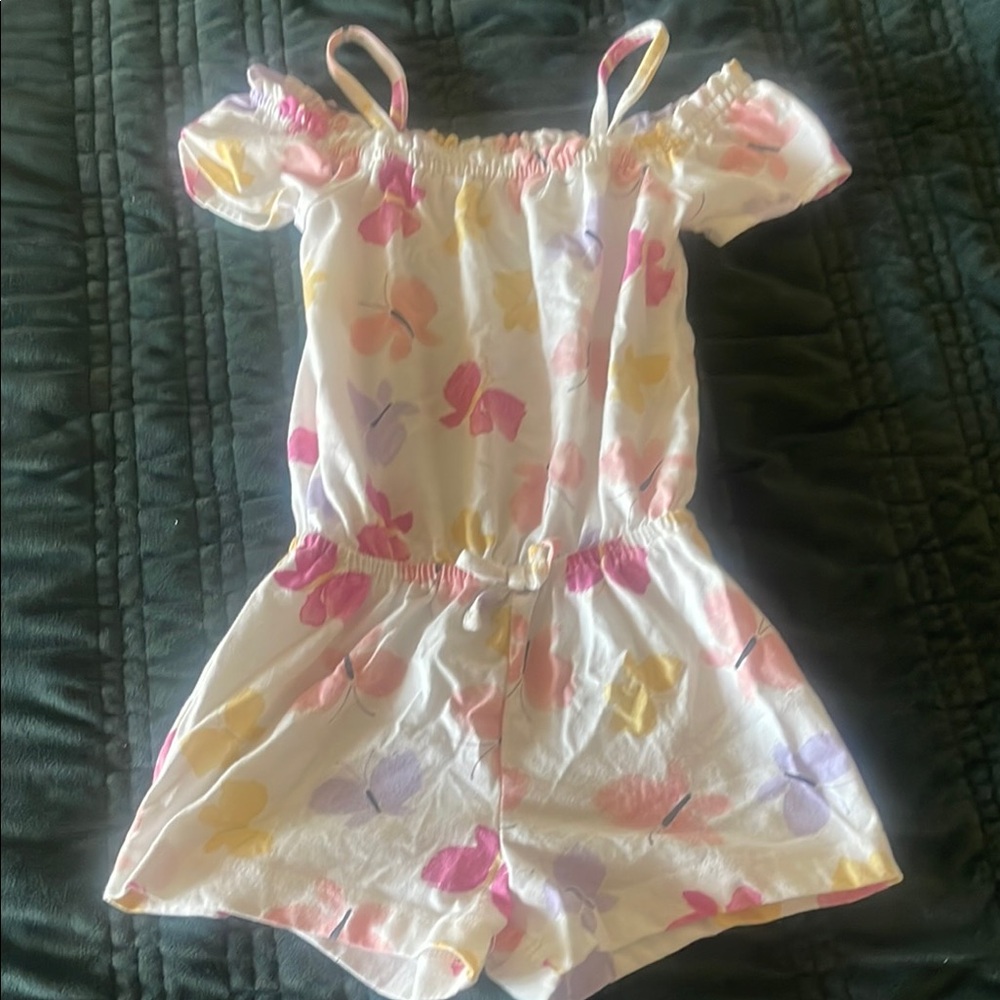 Floral Kids Romper - Multicolor